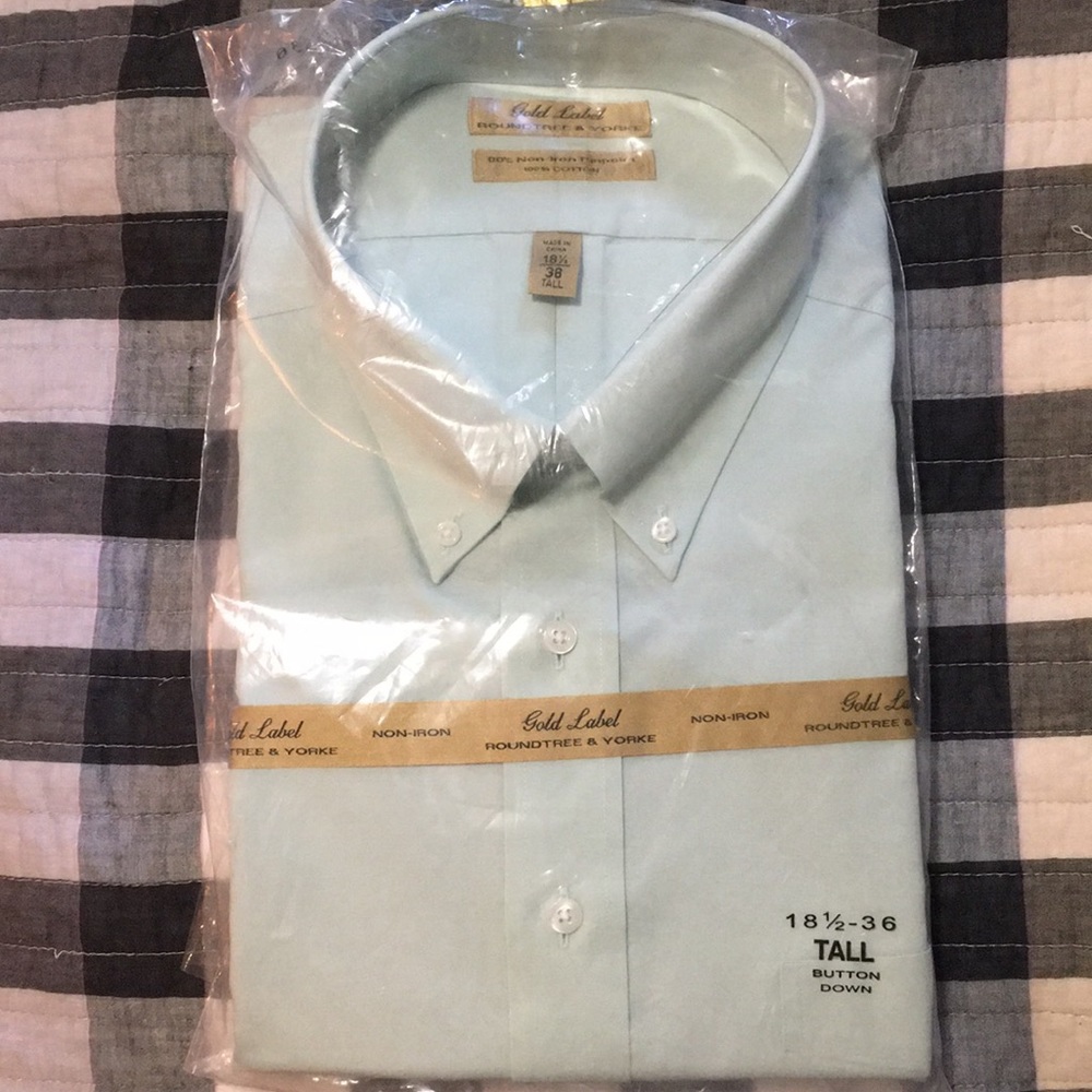 Tall men’s button down long sleeve.